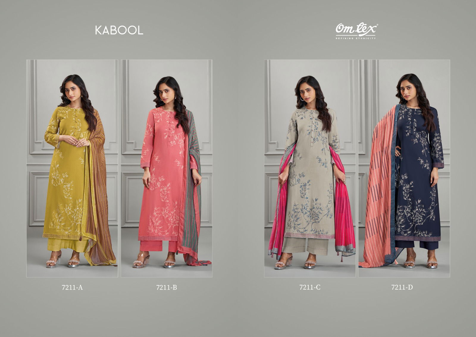 Kabool By Omtex Lawn Cotton Designer Salwar Kameez Wholesale Price In Surat